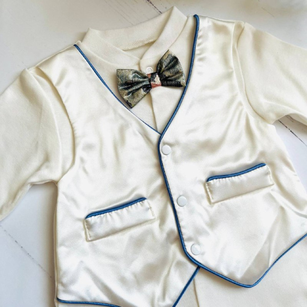 Комбинезон для новорожденного мальчика Bebika (13/13-22) из натурального хлопка