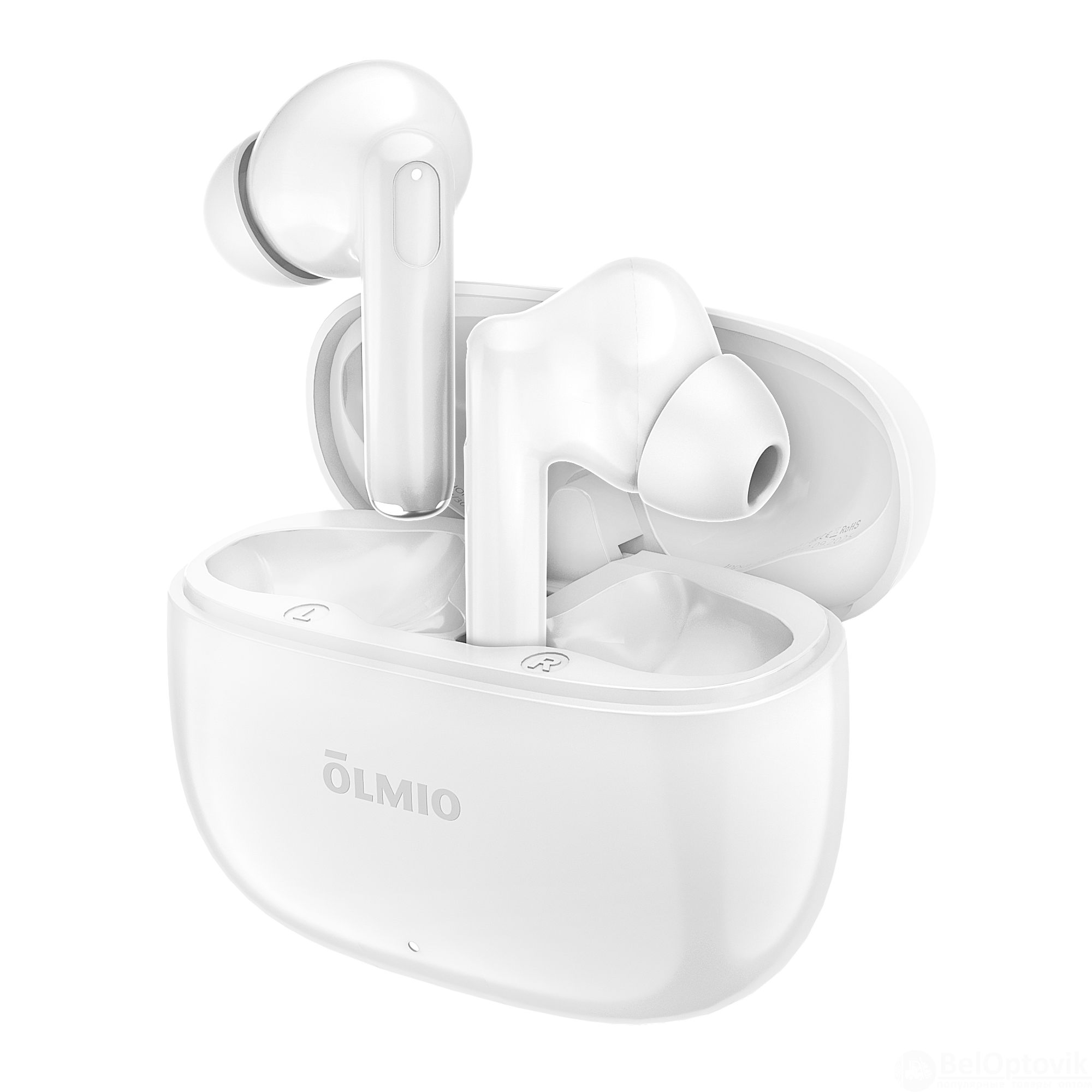 Наушники беспроводные "TWE-13", True Wireless, white, OLMIO