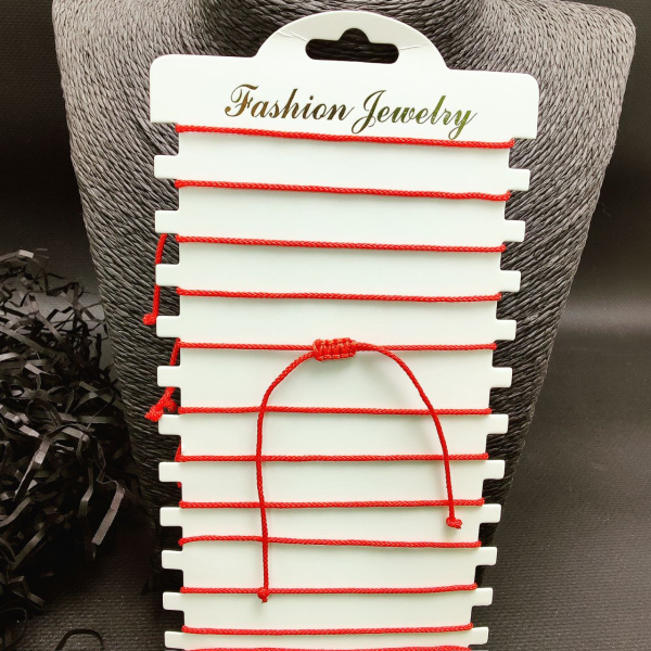 Браслет красная нить "Завяжи мечту" / Оберег на руку