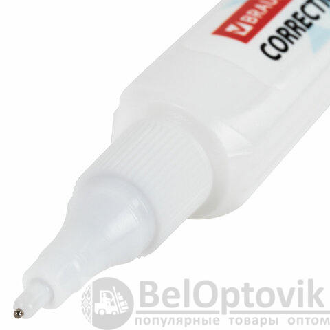 Ручка-корректор с улучшенным пластиковым наконечником BRAUBERG RESTART, 9 мл, 272685