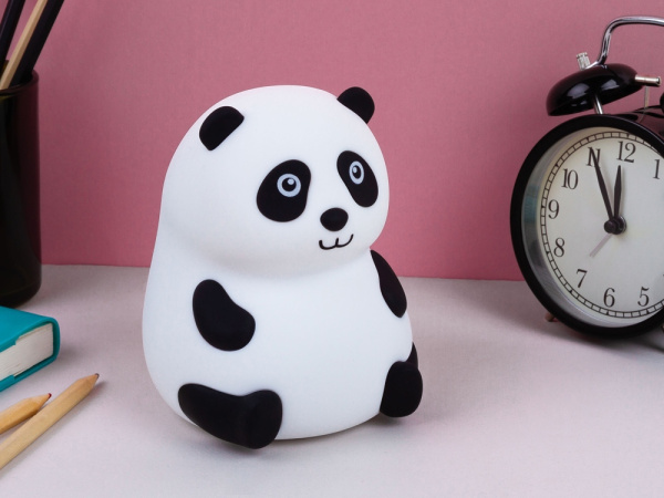 Светильник «LED Panda», Цвет черный/белый