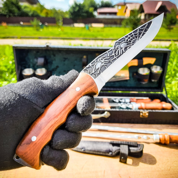 Набор для шашлыка и гриля в чемодане «Царский» 14 предметов