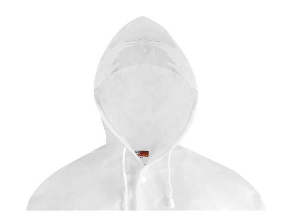 Дождевик «Hawaii pro» c чехлом унисекс, Размер M-L, Цвет белый