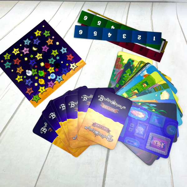 Игра детская настольная в ассоциации «Воображариум» Deluxe (развивает образное мышление)