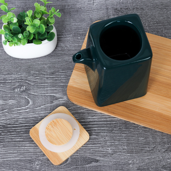 Кувшин соусник для жидких специй 300 мл / CF392 /уп 48/ зеленый