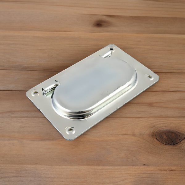 Ручка врезная 140*90 мм Цинк (Ручка тарная К32 цинк)РФ)/ Надежная и качественная