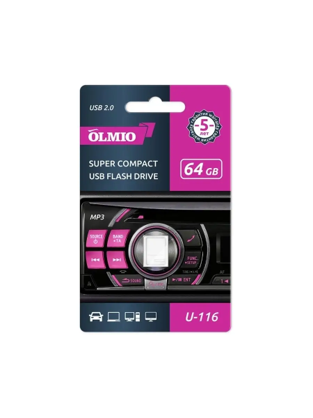 USB-Flash 64GB, U-116, USB2.0, OLMIO