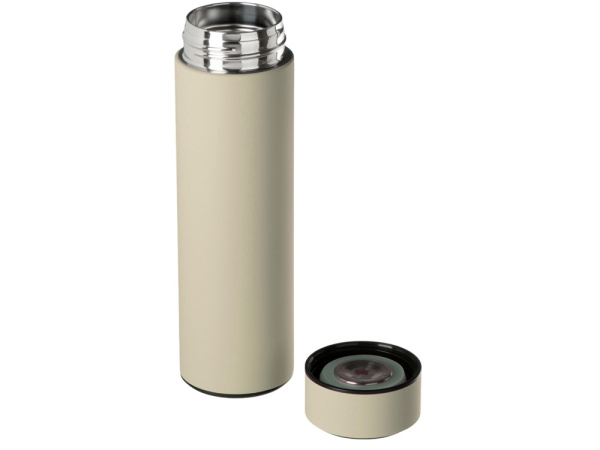 Вакуумный термос «Module X» с индикатором температуры и медной изоляцией, 500 мл, Цвет бежевый