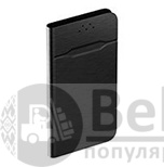 Чехол-книжка универсальный для смартфонов р.XL, 6.5"-7.1", черный