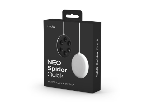 Беспроводное зарядное устройство «NEO Spider Quick», Цвет белый/черный