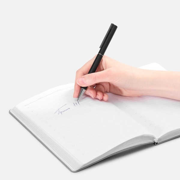 Ручка шариковая Blade Soft Touch, черная, 14х0,9 см