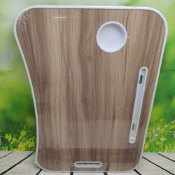 УЦЕНКА! Складной стол (столешница) трансформер для ноутбука / планшета с подстаканником Folding Table,  59х40 см  Светлое дерево