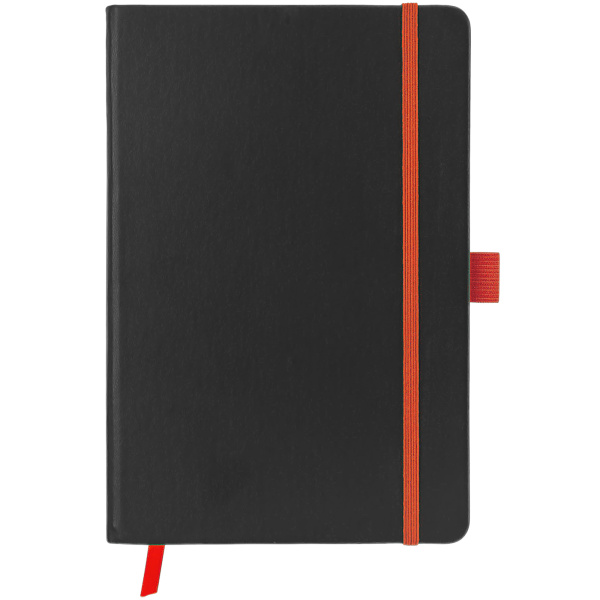 Блокнот A5 «ColorNote Black», Цвет черный/оранжевый