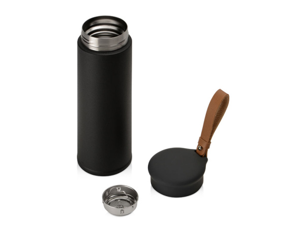 Вакуумный термос «Engage», 450 мл, Цвет черный, коричневый