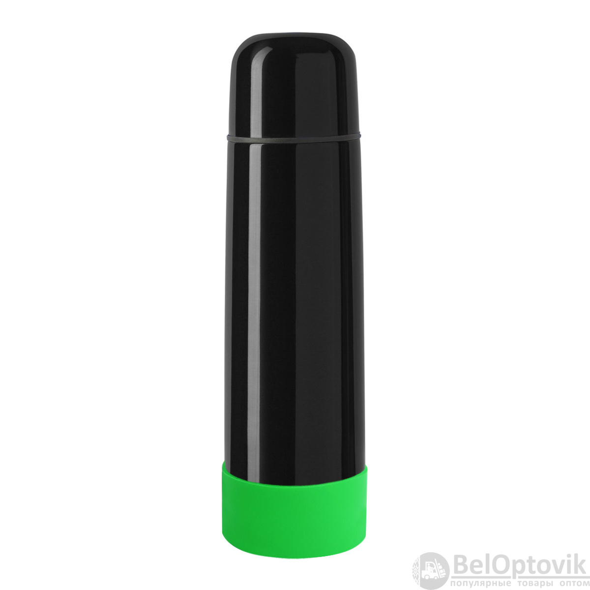 Термос Picnic Bright To Go, чёрный/зелёный