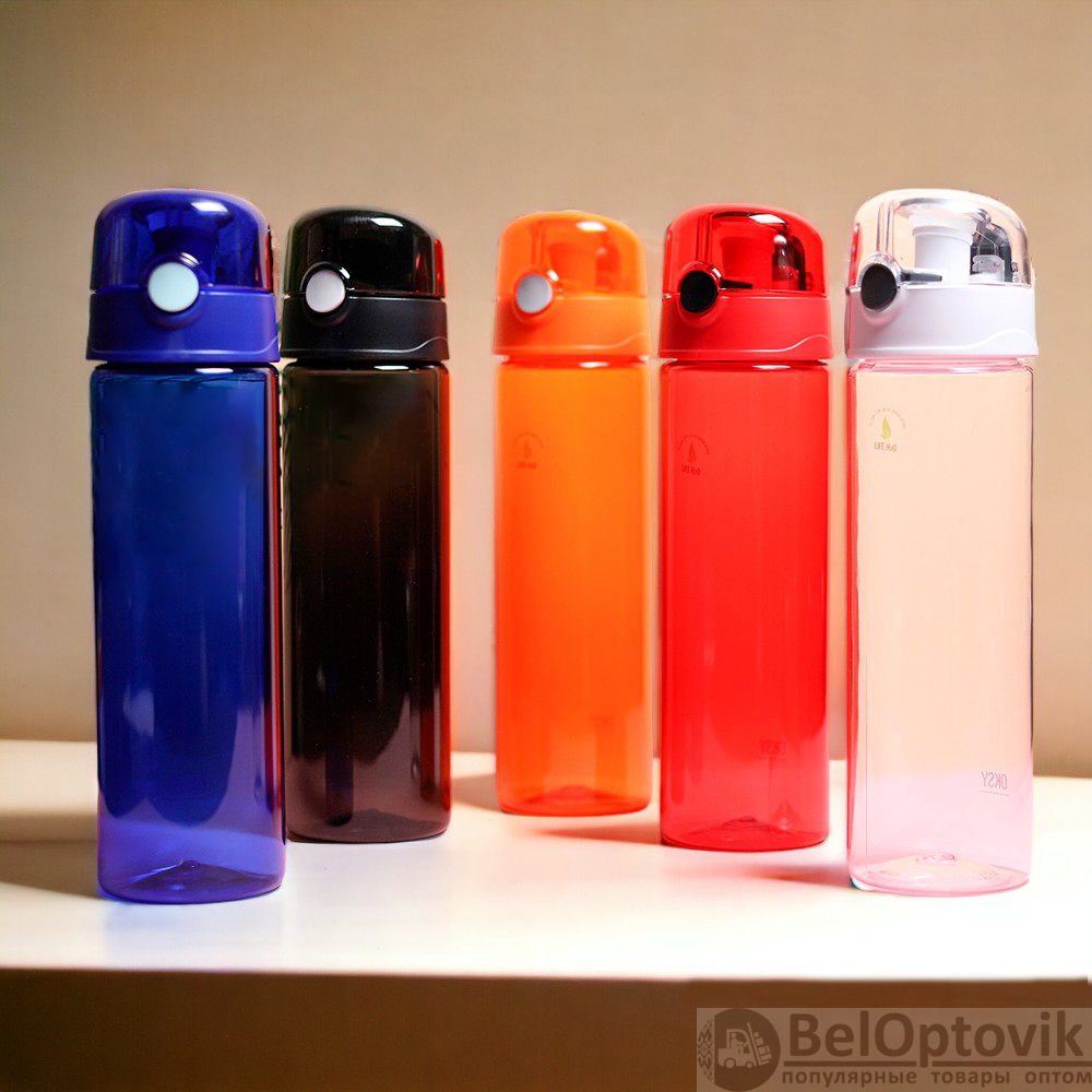 Пластиковая бутылка Bonga 600 мл / Компактная и легкая