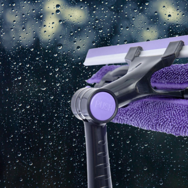 Стекломой "Сириус" с 2-мя съемными салфетками и телескоп. рукояткой, Clean Space, You'll love