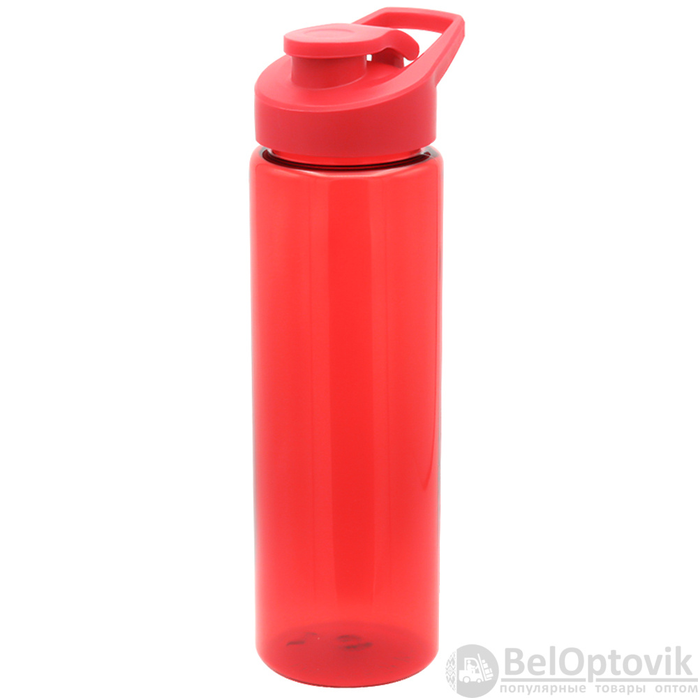 Пластиковая бутылка Ronny To Go с биркой, красная