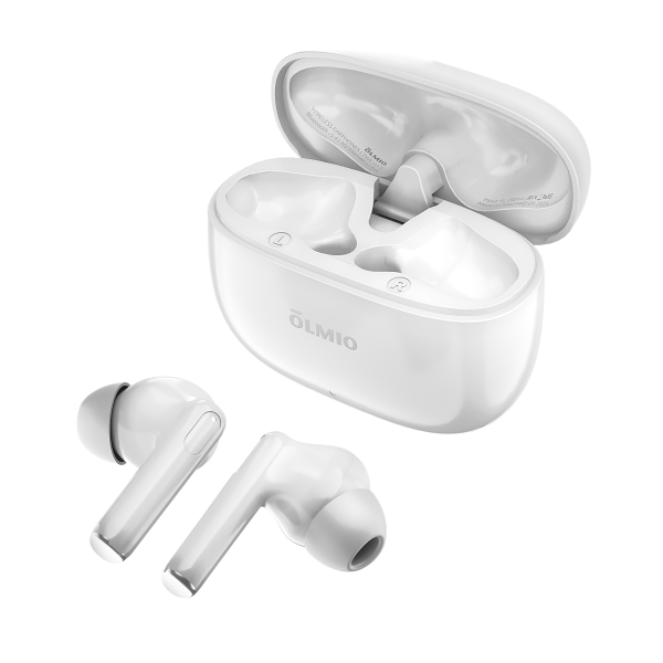 Наушники беспроводные "TWE-13", True Wireless, white, OLMIO