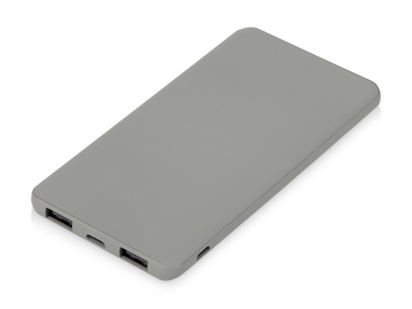 Подарочный набор «COLOR IT» c блокнотом, ручкой и повербанком, 5000 mAh, Размер твердая обложка, Цвет серый