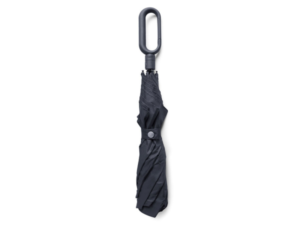 Зонт складной Mini Hook, Цвет черный