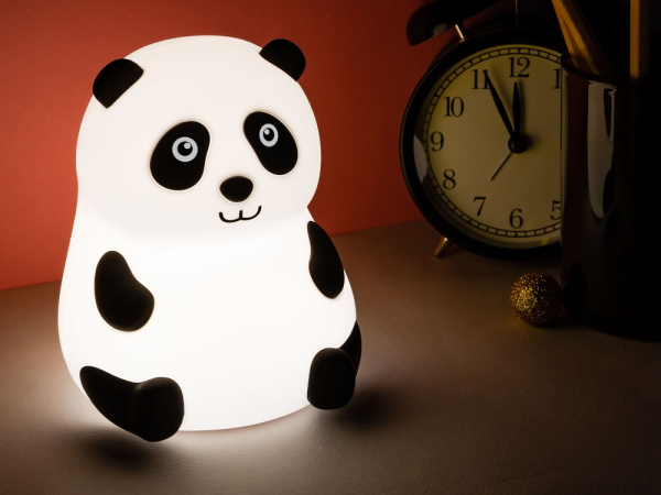 Светильник «LED Panda», Цвет черный/белый