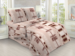 Постельное белье, бязь Комплект 1,5 спальный (147*215 см; 150*215 см; 70*70 см - 2 шт) "Королевский рисунок" Живые фотографии внутри