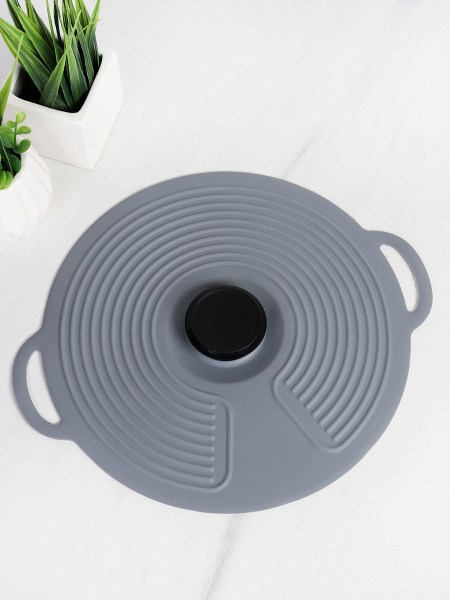 Крышка силиконовая универсальная 23 см / DR-702 /уп 120/