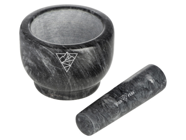 Мраморная ступка с пестиком «Pesto», Цвет серый