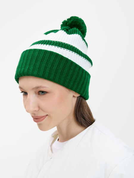 Шапка Winwear, темно-зеленая (глубокий зеленый), 56-60