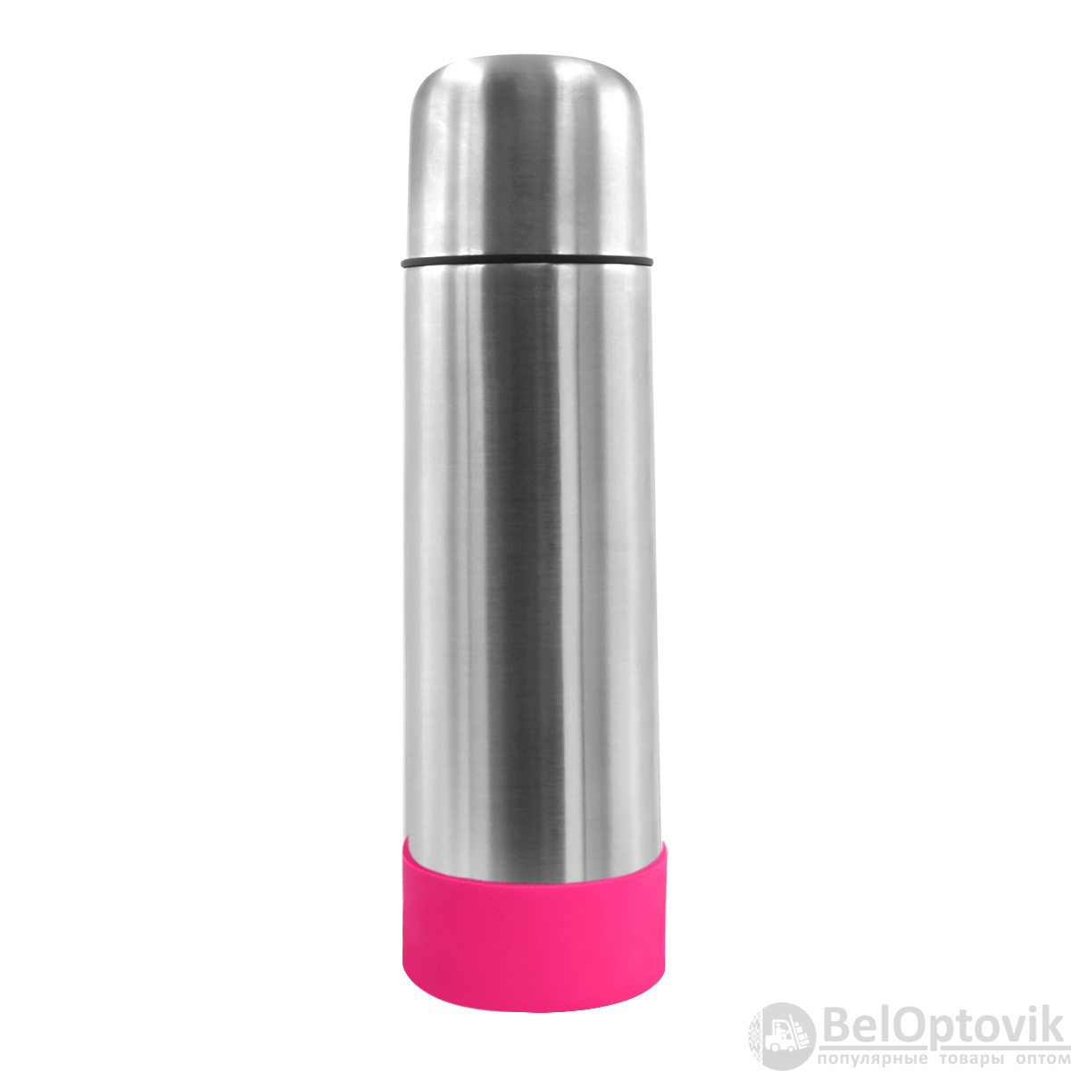 Термос Picnic Silver To Go, серебристый/розовый
