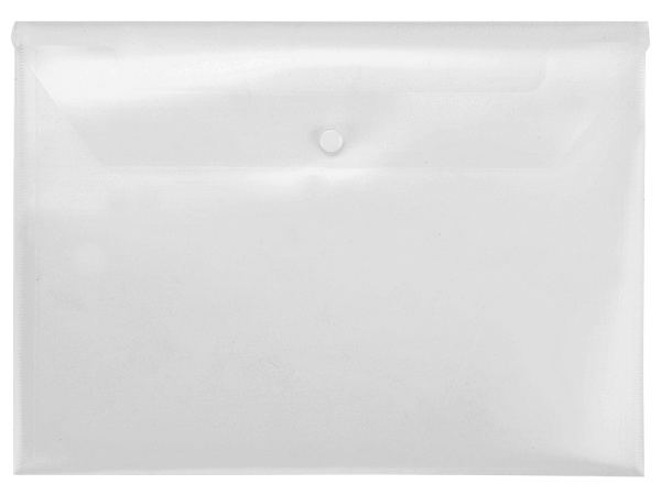 Папка-конверт А4, Цвет прозрачный матовый