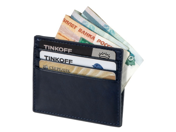 Картхолдер для 6 карт с RFID-защитой «Fabrizio», Цвет синий