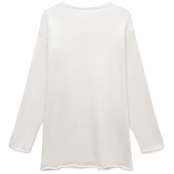 Лонгслив унисекс Siluetti Fuori, молочно-белый, размер L/XL