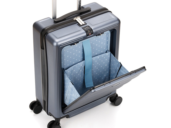 Чемодан «БАЙКАЛ», 37 л, Размер S, Цвет серый