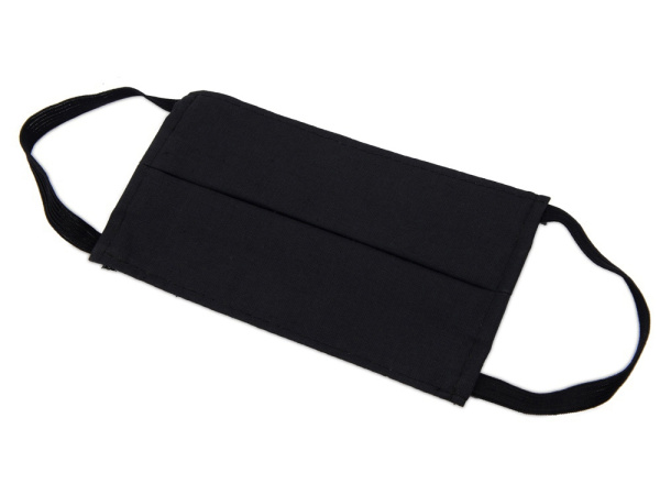 Набор средств индивидуальной защиты «Лайт», Цвет косметичка- прозрачный/черный, маска- черный