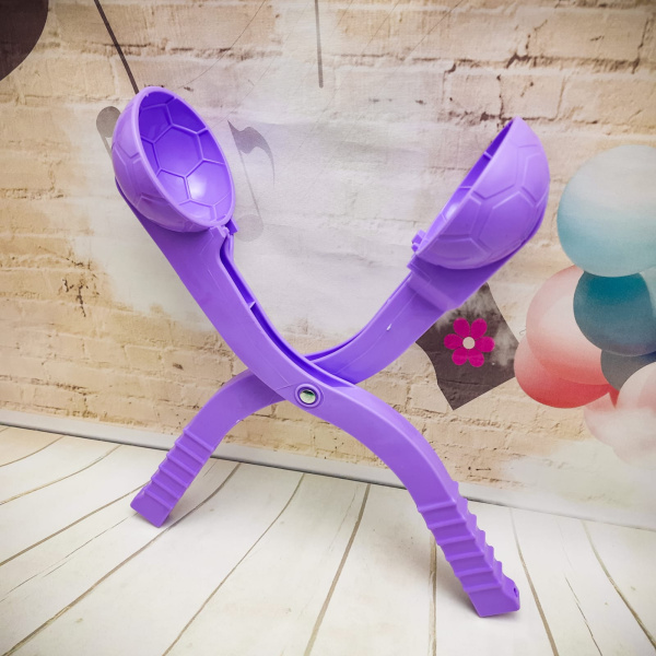 Игрушка для снега "Снежколеп" форма Мяч (снеголеп) / Диаметр шара 7 см, длина 35 см.