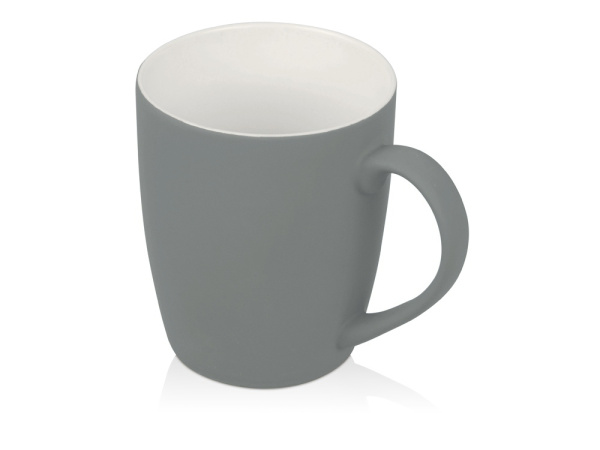 Кружка «C1» soft-touch, Цвет серый