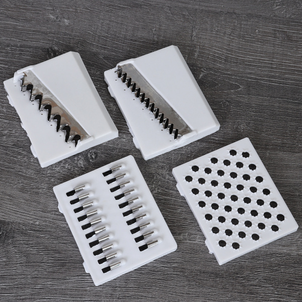 Терка для овощей и корейской моркови с 5 насадками 35х10см / G-15 /уп 60/ 0,162