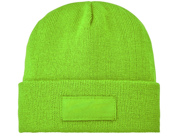 Шапка «Boreas» с нашивкой, Цвет зеленое яблоко
