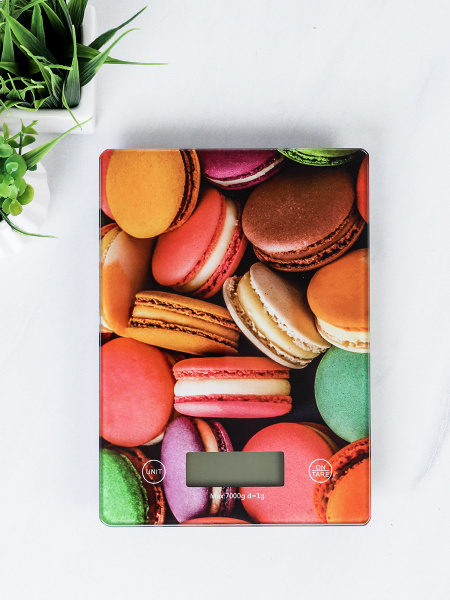 Весы кухонные электронные 7 кг / ZD-412 /уп 40/ без батареек