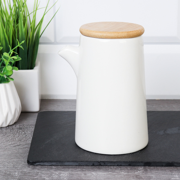 Кувшин соусник для жидких специй 350 мл / CF390 /уп 48/ белый