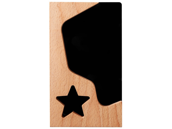 Награда «Starburst», Цвет натуральный/черный