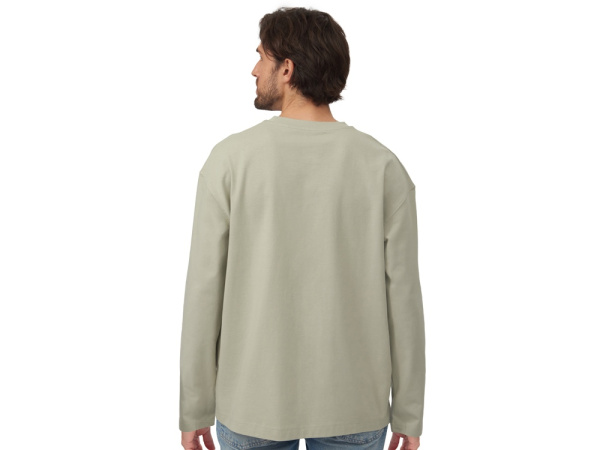 Лонгслив оверсайз «Berlin» унисекс, Размер XL-2XL, Цвет зеленый оливковый