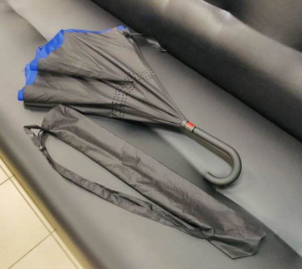 Зонт-трость наоборот Shifter, цвет в ассортименте / Складывается мокрой стороной внутрь