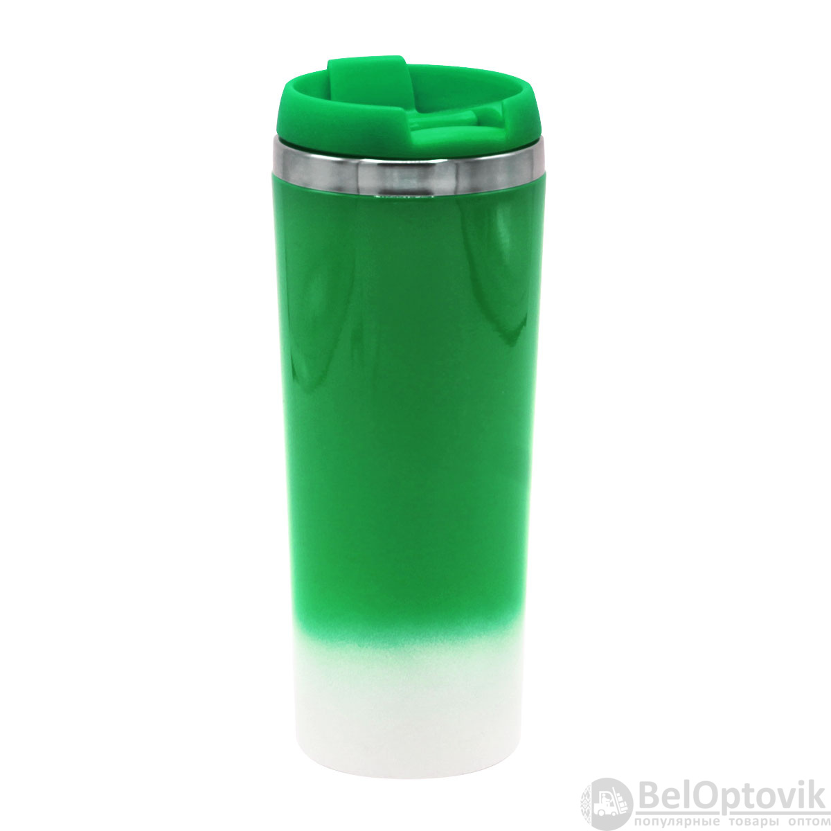 Термокружка Overflow, зеленая