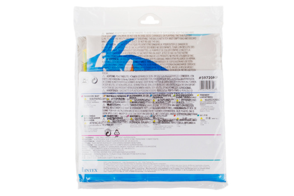 Надувной пляжный матрас "Clear Color Tube" Intex