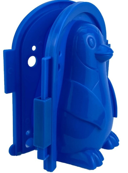 Форма для лепки из песка/снега "Пингвин" (снежколеп) Синий