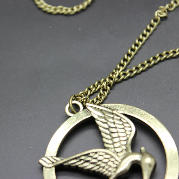 Кулон Сойка-пересмешница с цепочкой