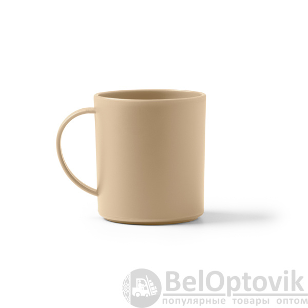 Пластиковая кружка LINO, бежевый